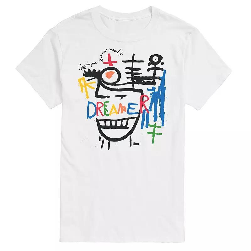 Men's Dreamer Tee, Size: XXL, White Product Image