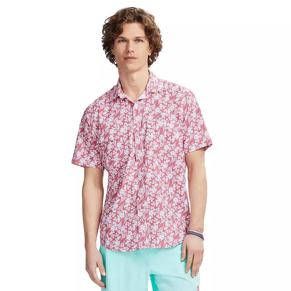 Men's IZOD Sunshield Performance Short Sleeve Button Down Shirt,  Product Image