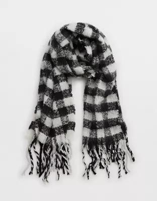 Aerie Woven Boucle Fringe Scarf Product Image