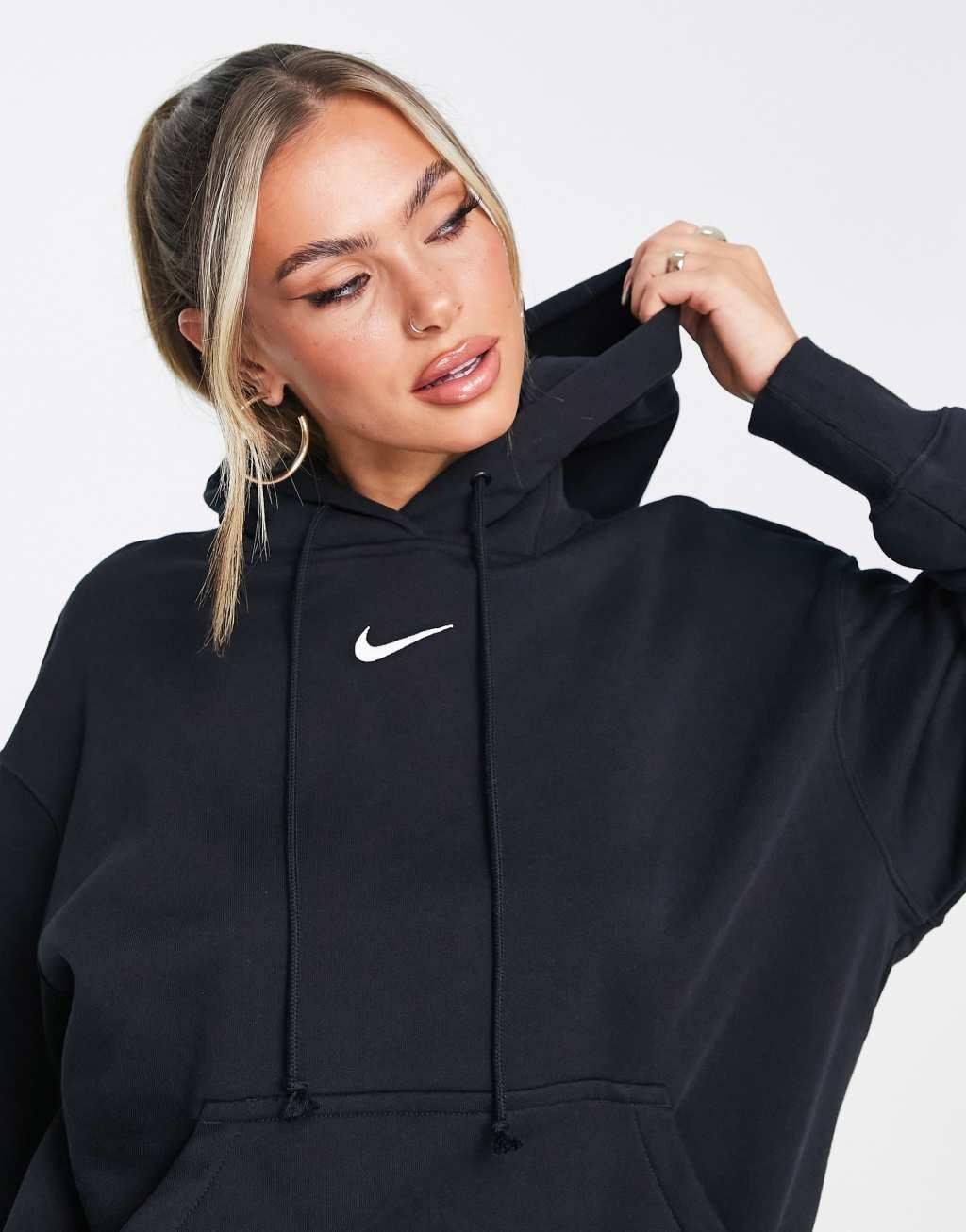 Nike Womens Sportswear Phoenix Fleece Oversized Pullover Hoodie Product Image