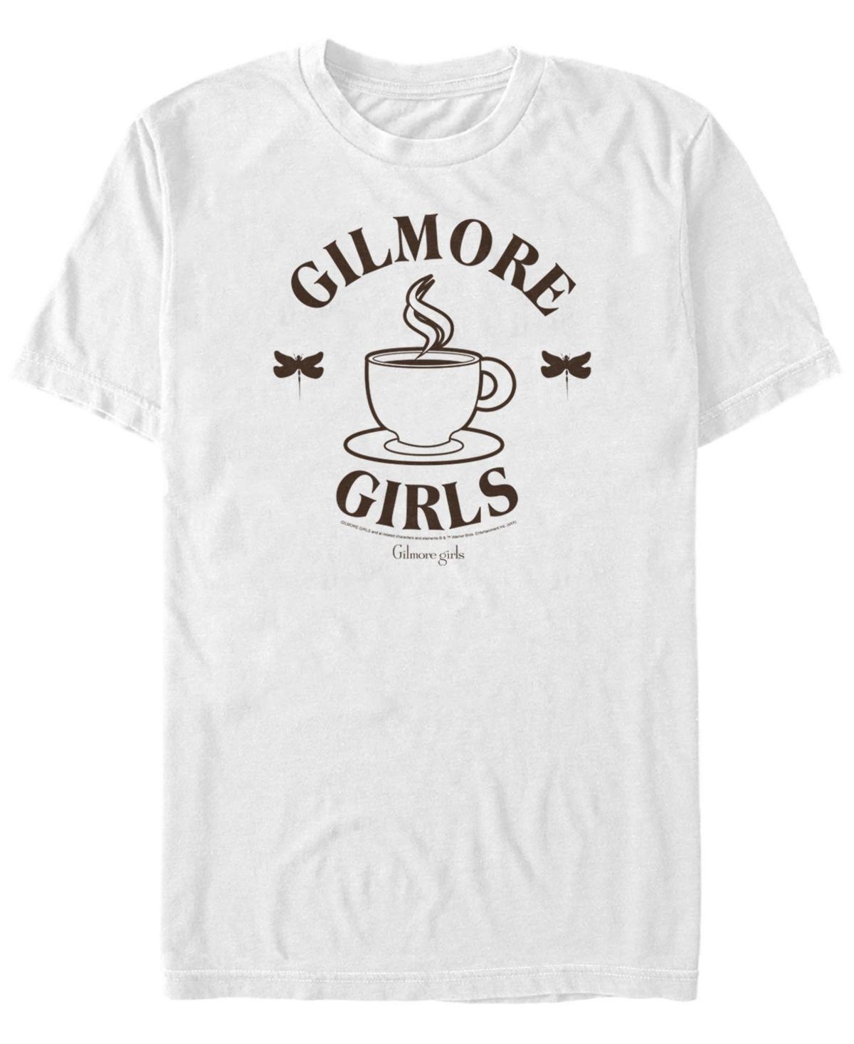 Men's Gilmore Girls Coffee Cup Logo Tee, Size: Medium, Light Blue Product Image