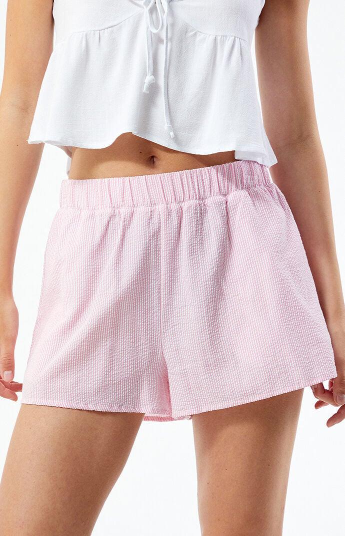 Women's Seersucker Pull-On Shorts Product Image