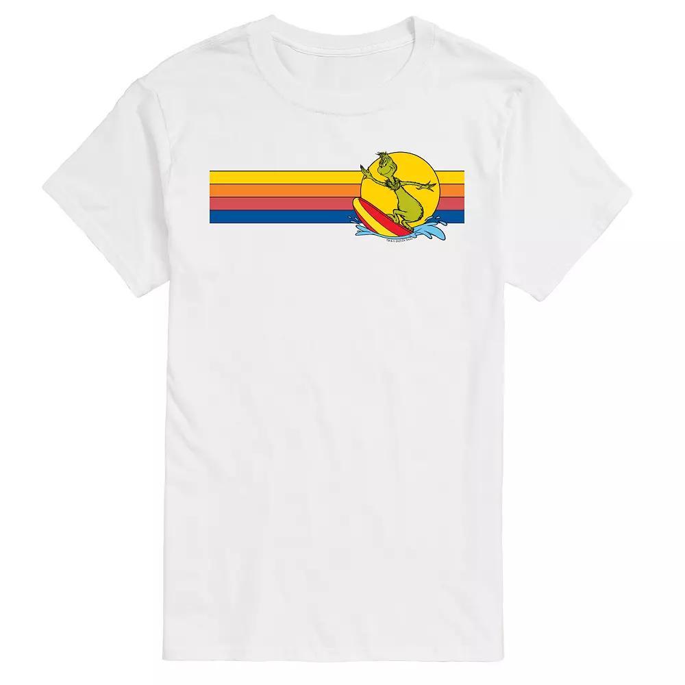 Big & Tall Dr. Seuss The Grinch Surf Retro Graphic Tee, Men's,  Product Image