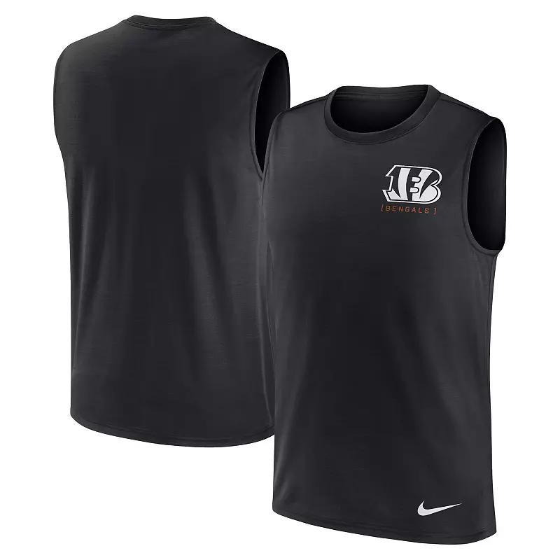 Mens Nike Cincinnati Bengals Muscle Tank Top Product Image