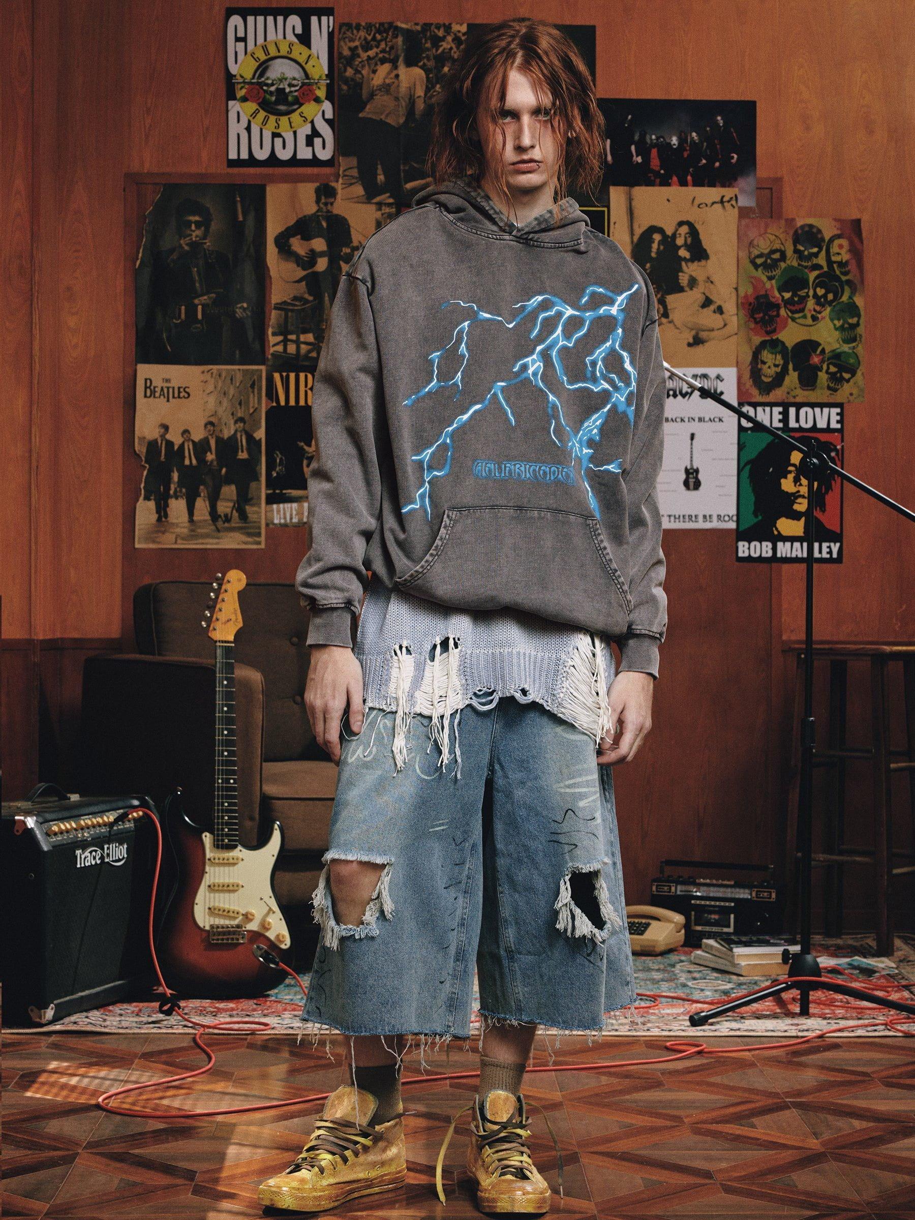 Aelfric Eden Lightning Graphic Hoodie Product Image