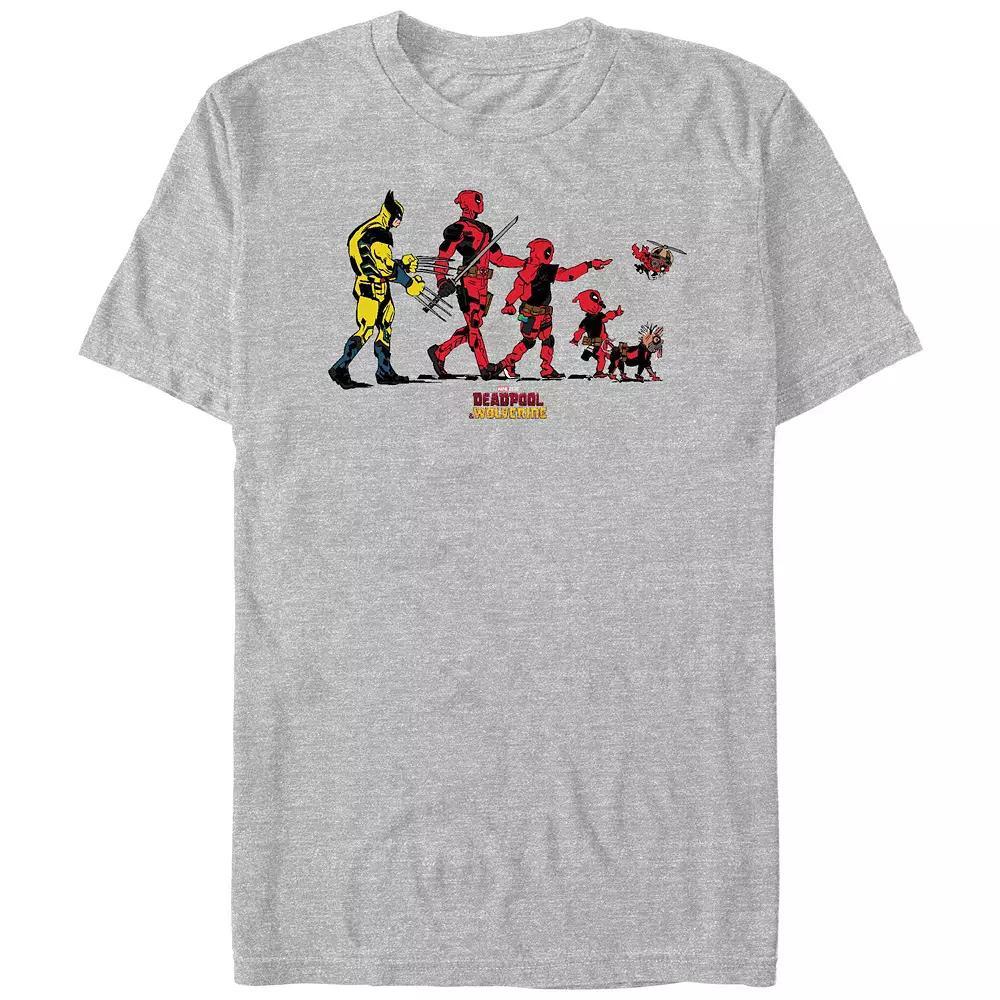 Men's Marvel Deadpool And Wolverine Family Walk Graphic Tee,  Product Image