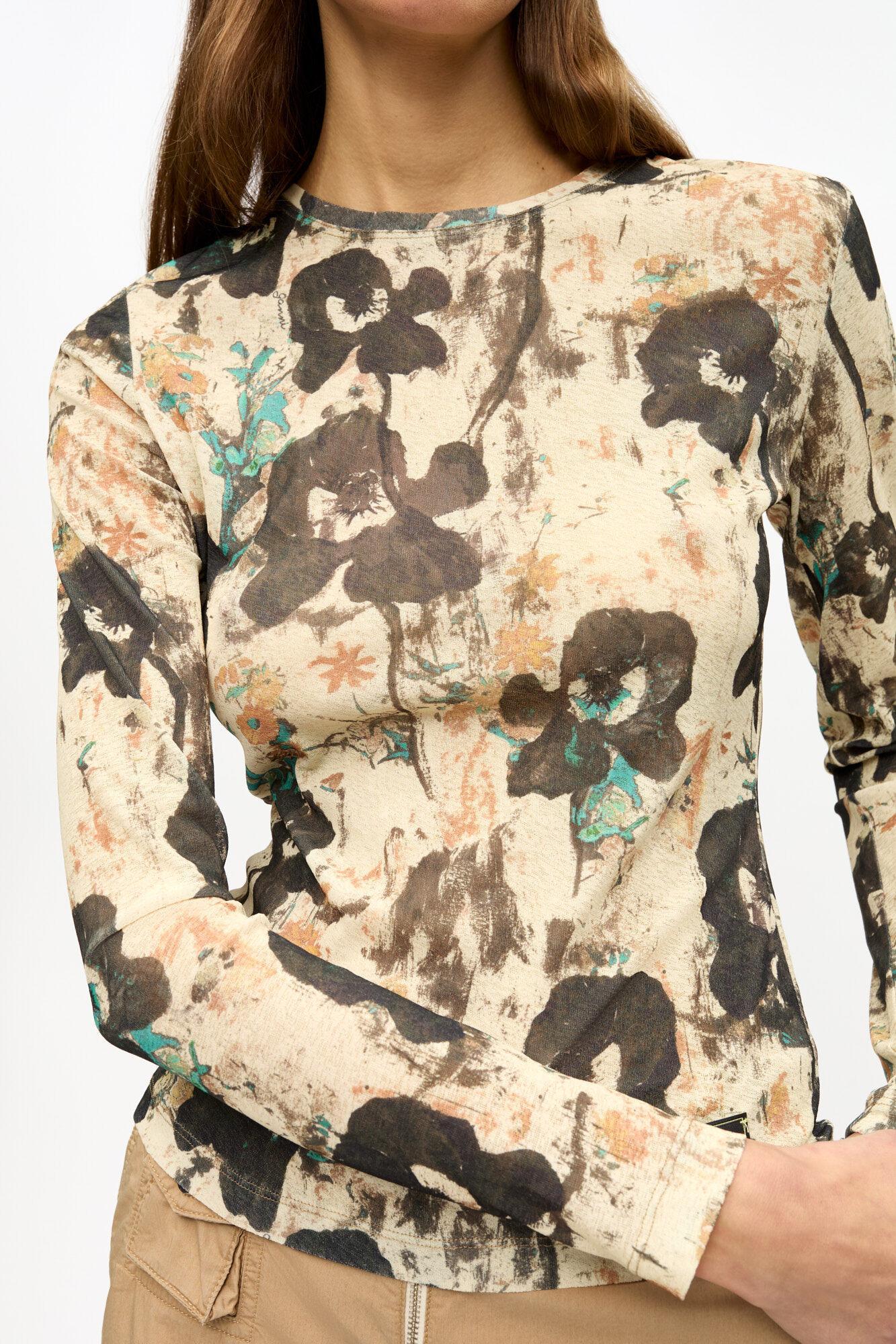 Camel Washed Cotton Twill Pants Product Image