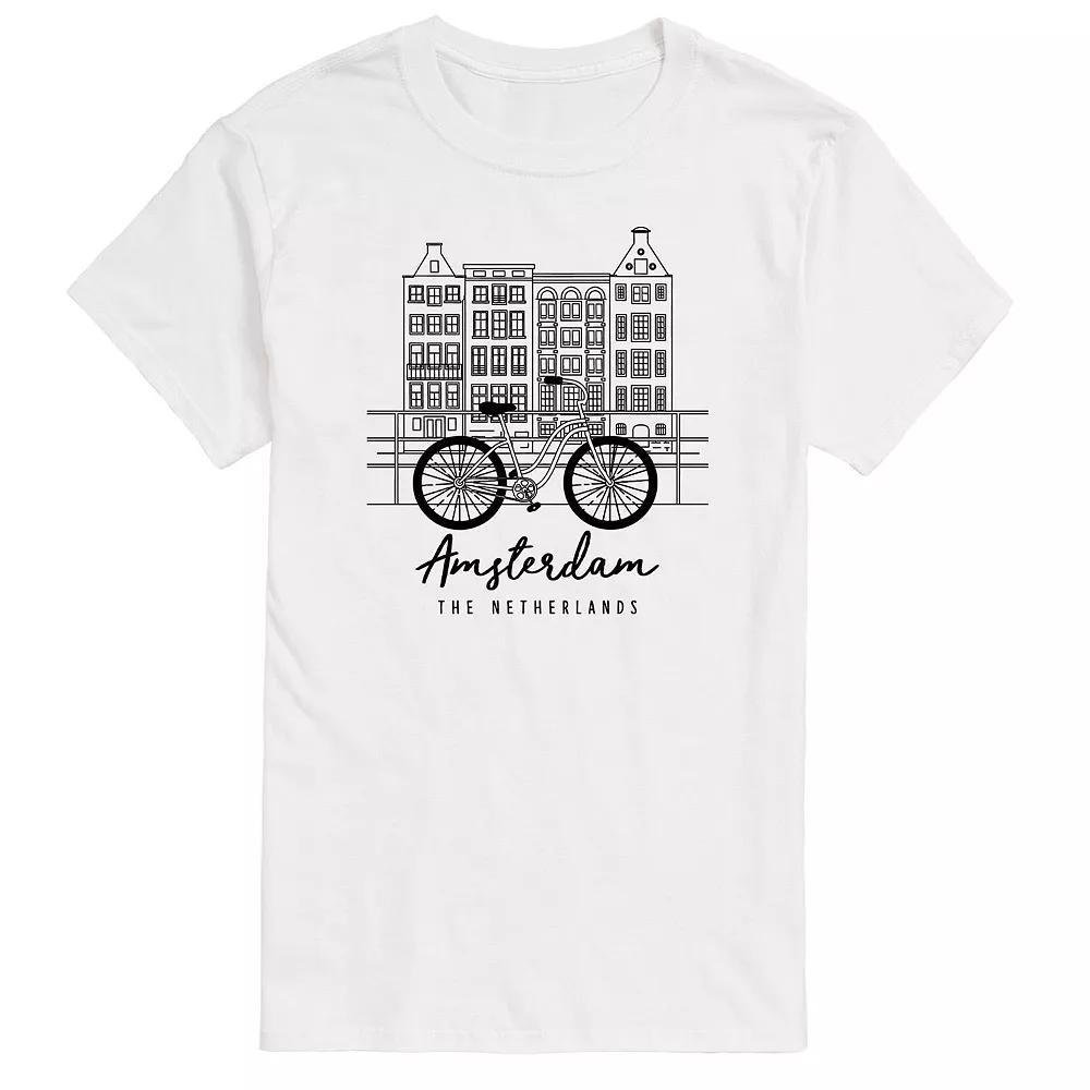 Men's Amsterdam Graphic Tee, Size: Medium, Beige Product Image