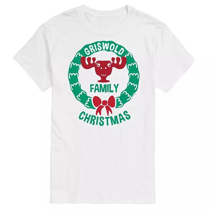 Men's National Lampoon's Christmas Vacation Family Christmas Graphic Tee, Size: Medium, White Product Image