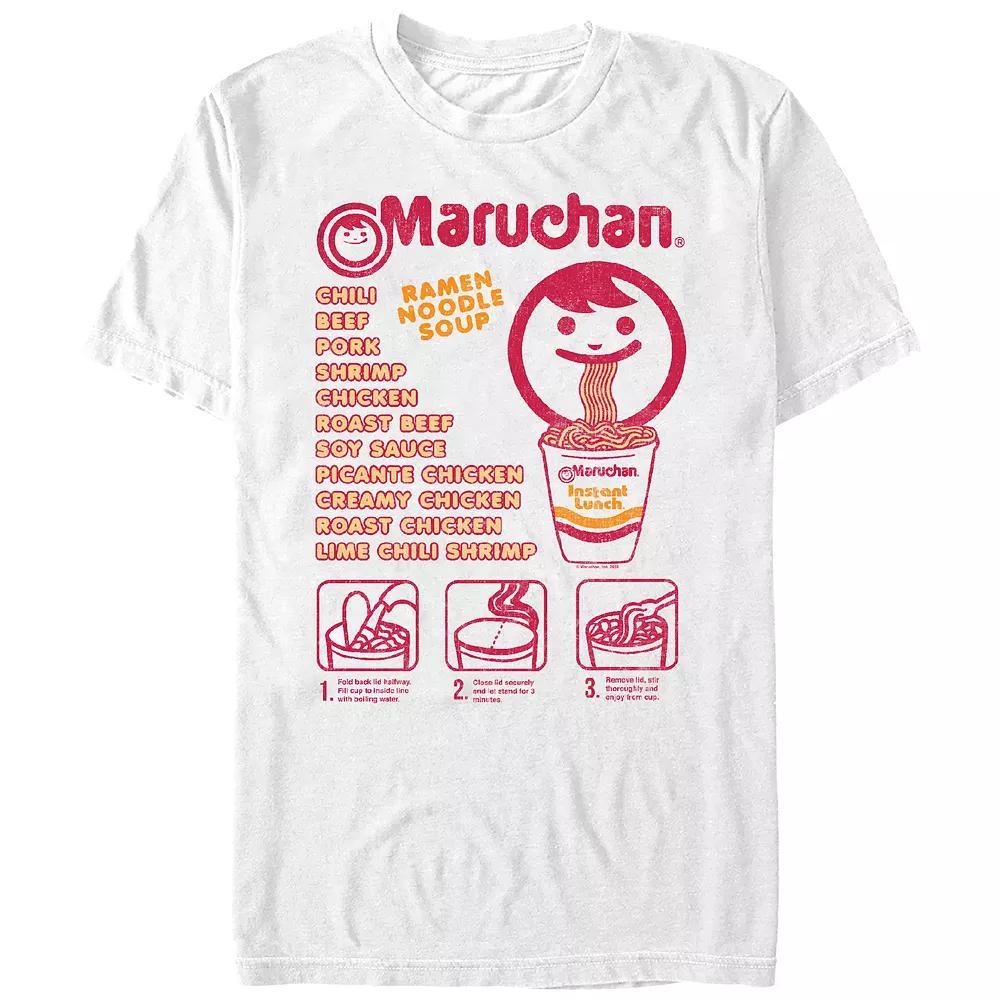 Men's Maruchan Ramen Noodle Soup Flavors Graphic Tee,  Product Image