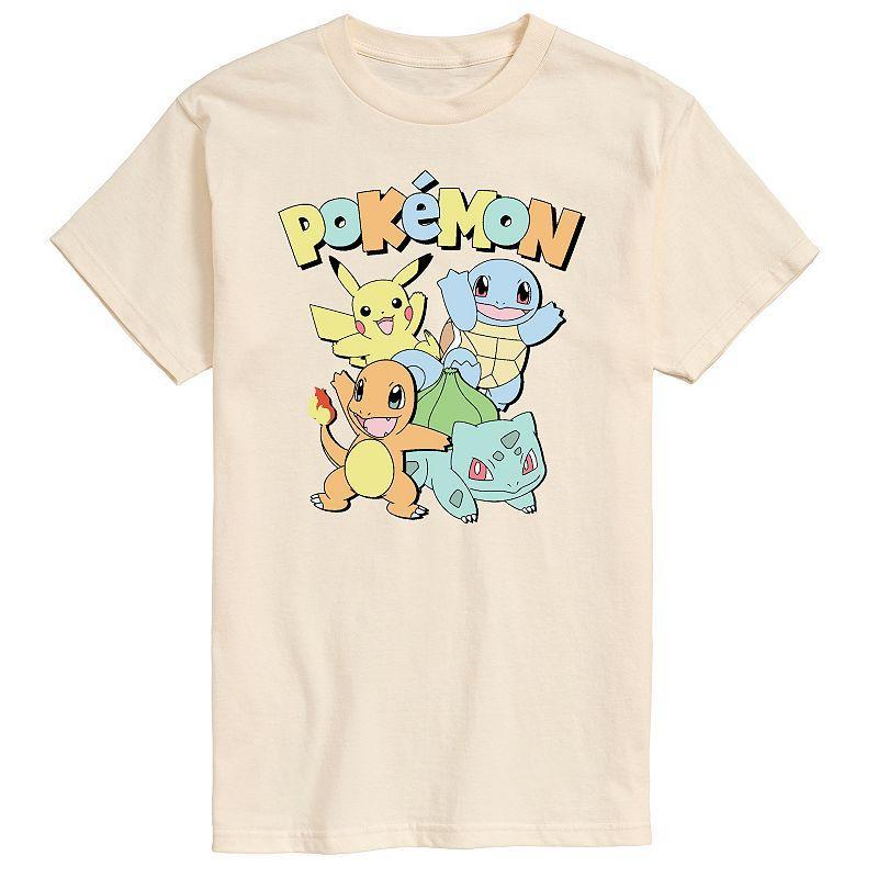 Men's Pokemon Muted Tee, Size: Medium, White Product Image