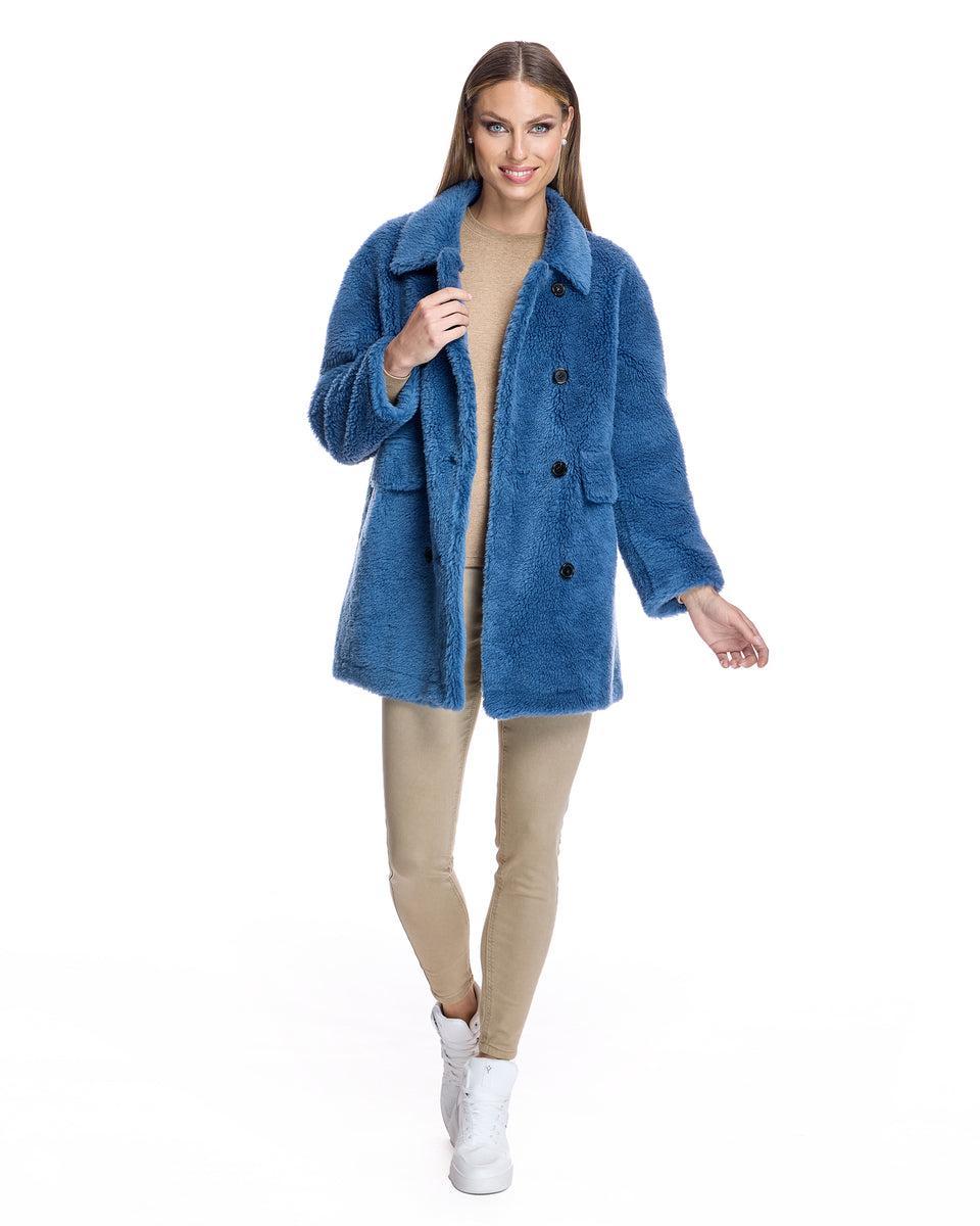 Lamb's Wool Pea Coat-Maximilian Product Image