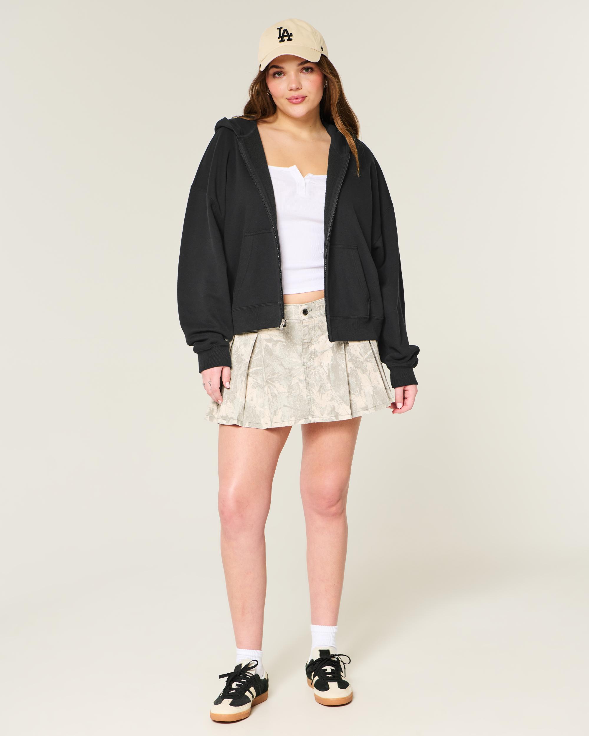 Oversized Zip-Up Hoodie Product Image