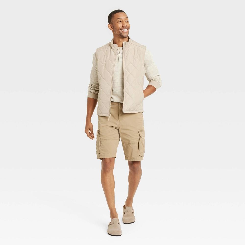 Mens 11 Cargo Shorts - Goodfellow & Co Tan 40 Product Image