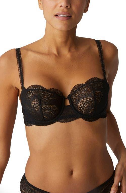 Karma Demi-Cup Convertible Lace Bra Product Image