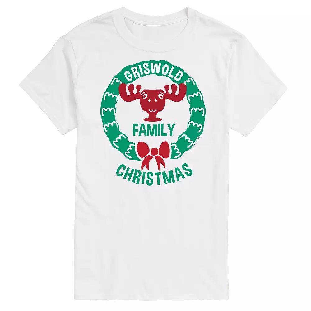 Men's National Lampoon's Christmas Vacation Family Christmas Graphic Tee, Size: Medium, White Product Image