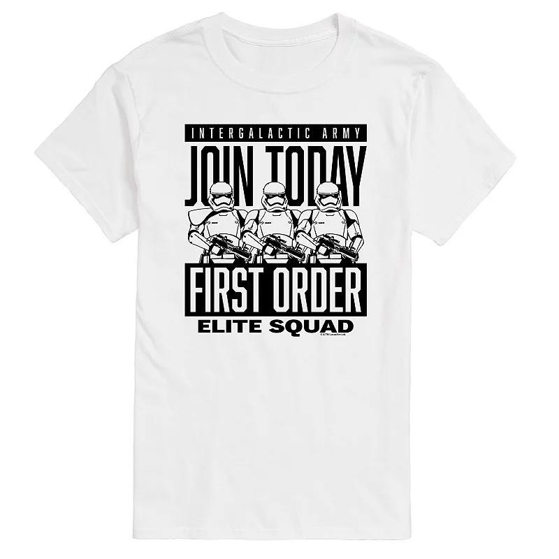 Big & Tall Star Wars Join Today First Order Graphic Tee, Men's,  Product Image
