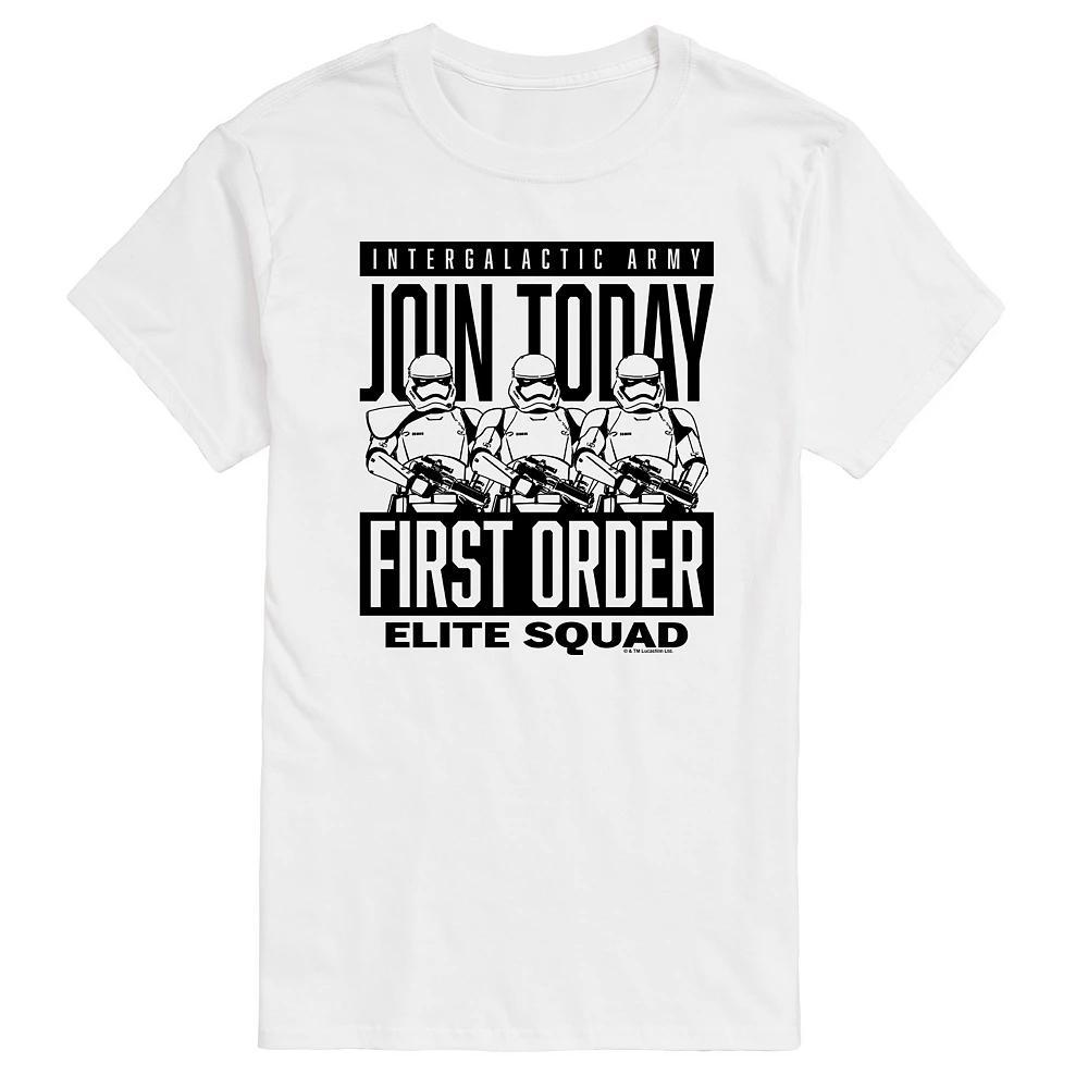 Big & Tall Star Wars Join Today First Order Graphic Tee, Men's,  Product Image