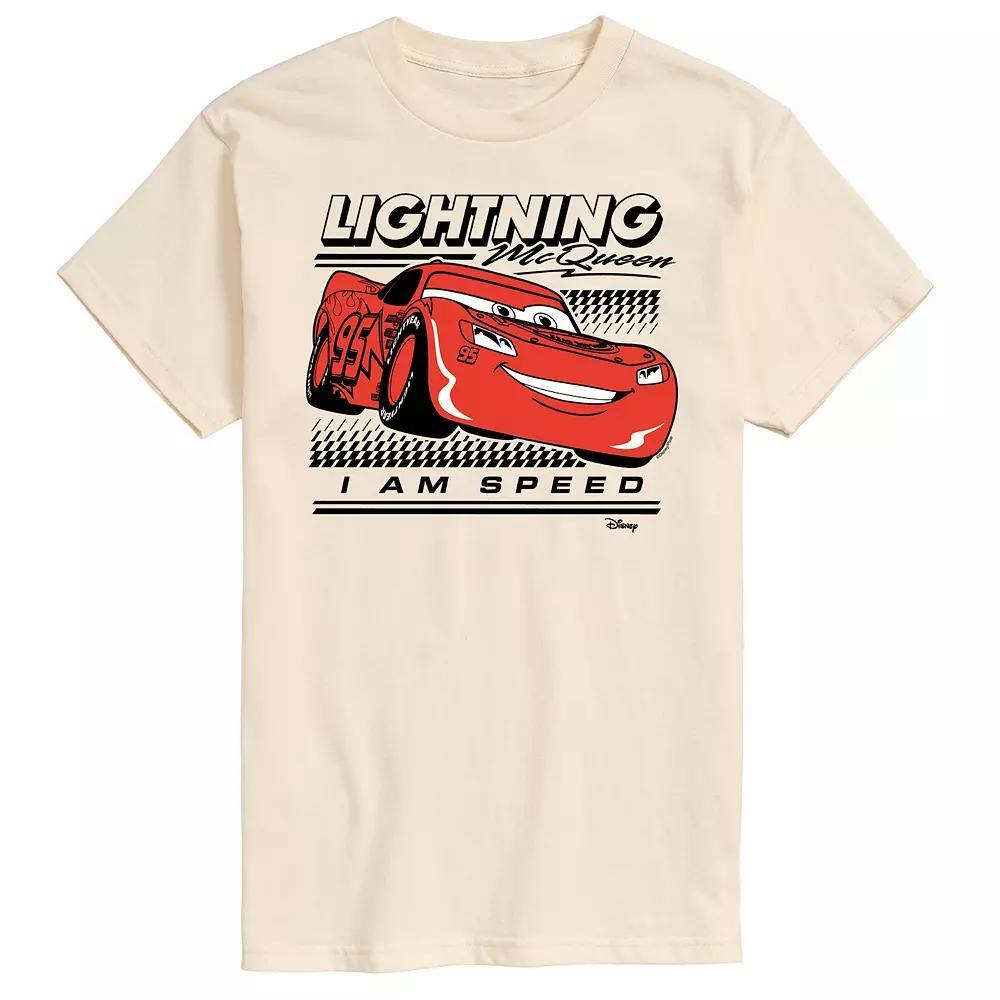 Disney / Pixar's Cars Lightening McQueen Men's I Am Speed Graphic Tee,  Product Image