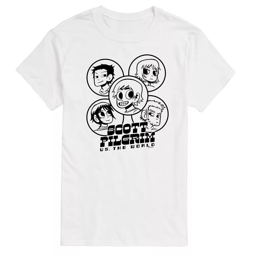 Men's Scott Pilgrim Vs The World Characters Graphic Tee,  Product Image