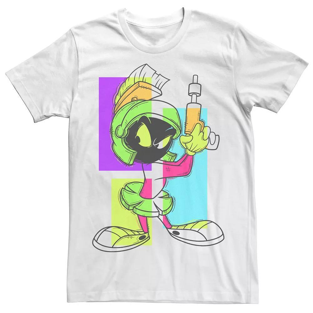 Men's Looney Tunes Marvin The Martian Pop Art Tee,  Product Image