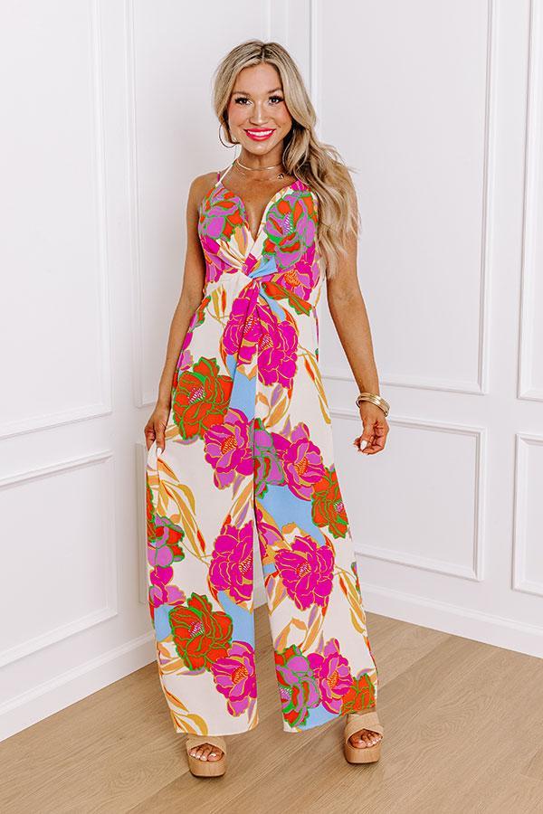 Tropicana Trendsetters Floral Jumpsuit Product Image