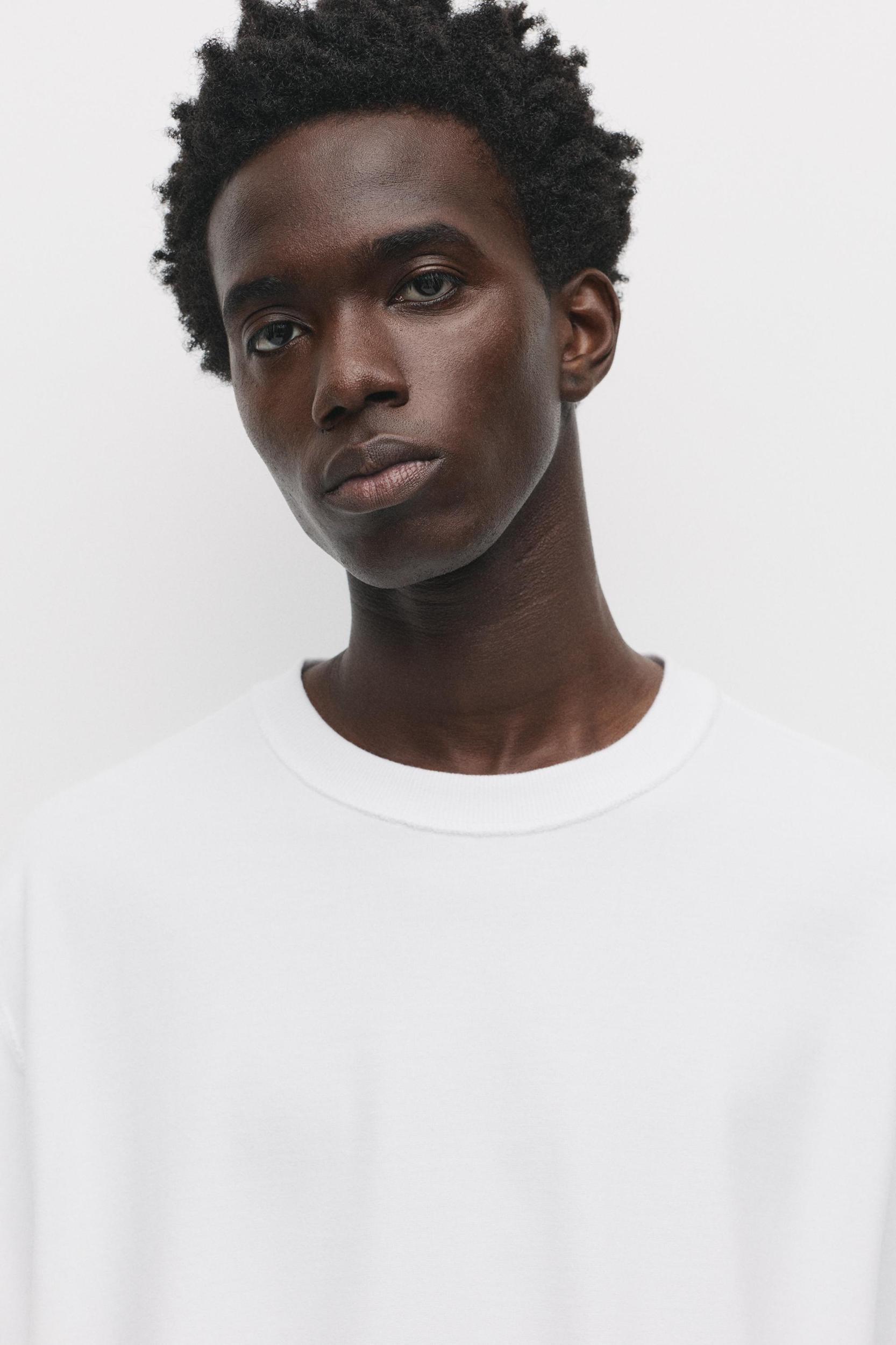 Soft-touch boxy-fit T-shirt Product Image