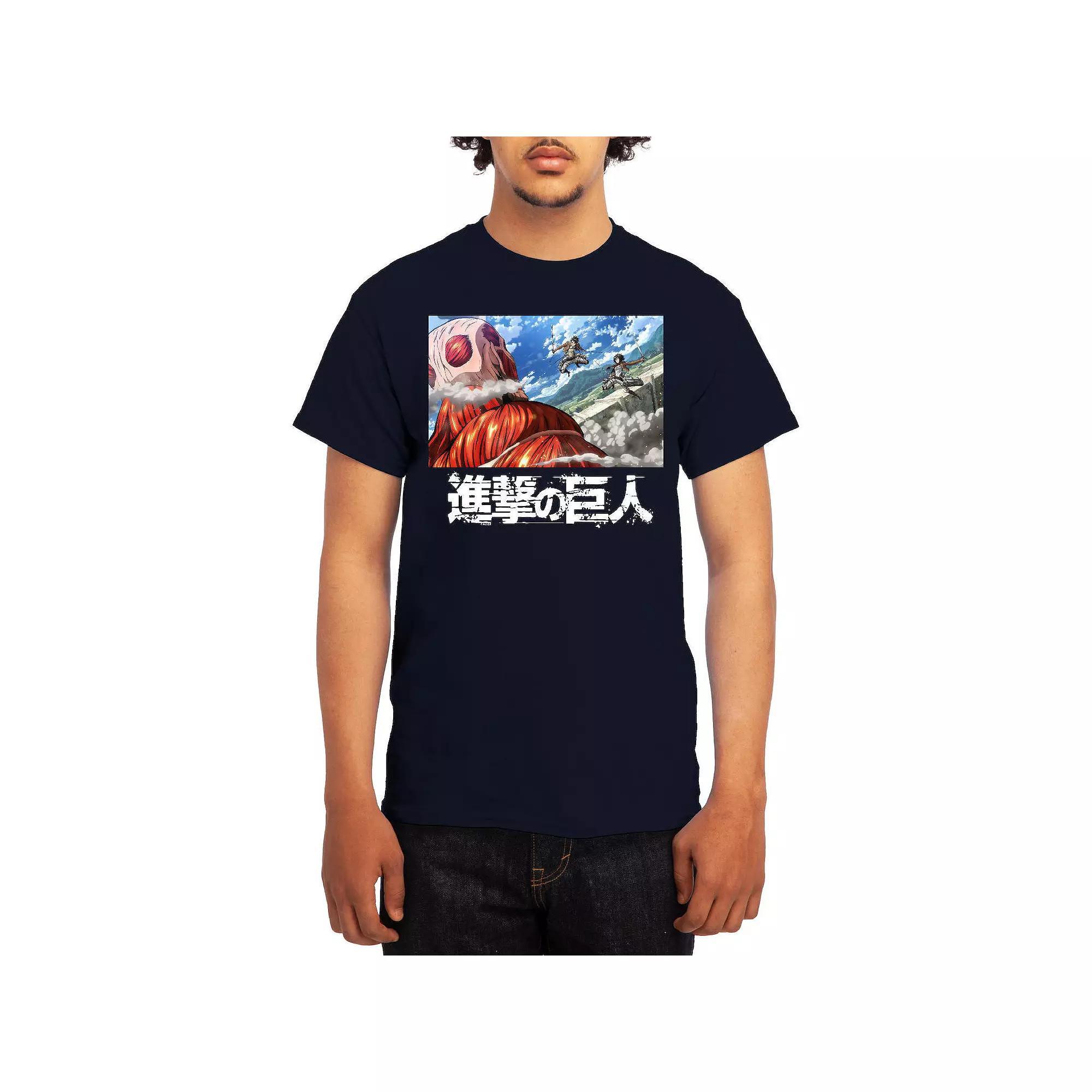 Men's Attack on Titan Rest In Peace Tee, Size: XXL, Red Product Image