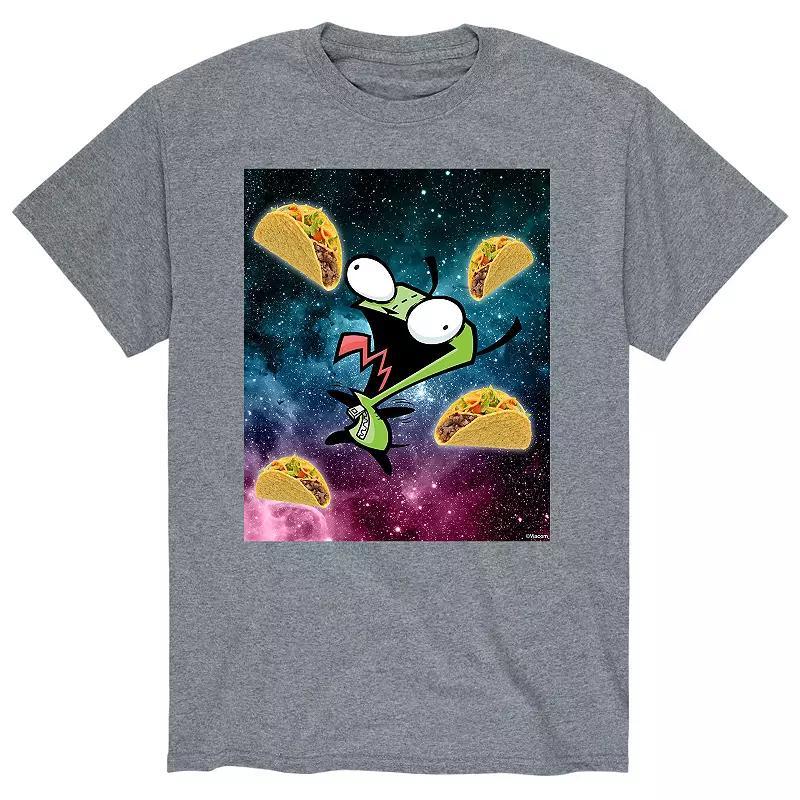 Men's Invader Zim Gir Space Tacos Tee, Size: Medium, Gray Product Image