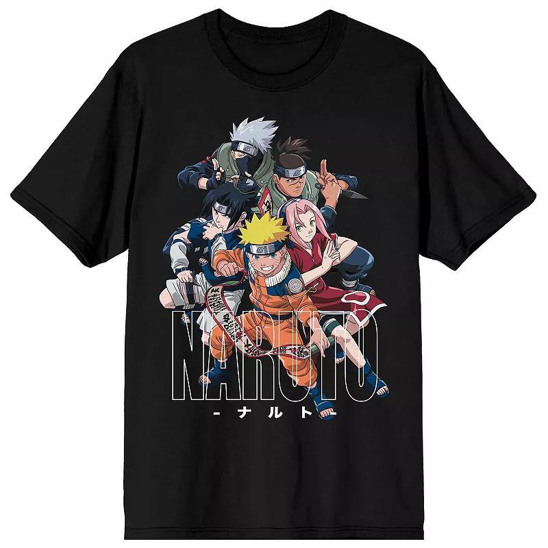 Men's Naruto Classic Character Tee, Size: Large, Black Product Image