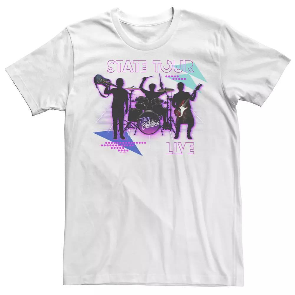 Men's Julie And The Phantoms State Tour Live Tee, Size: Small, White Product Image