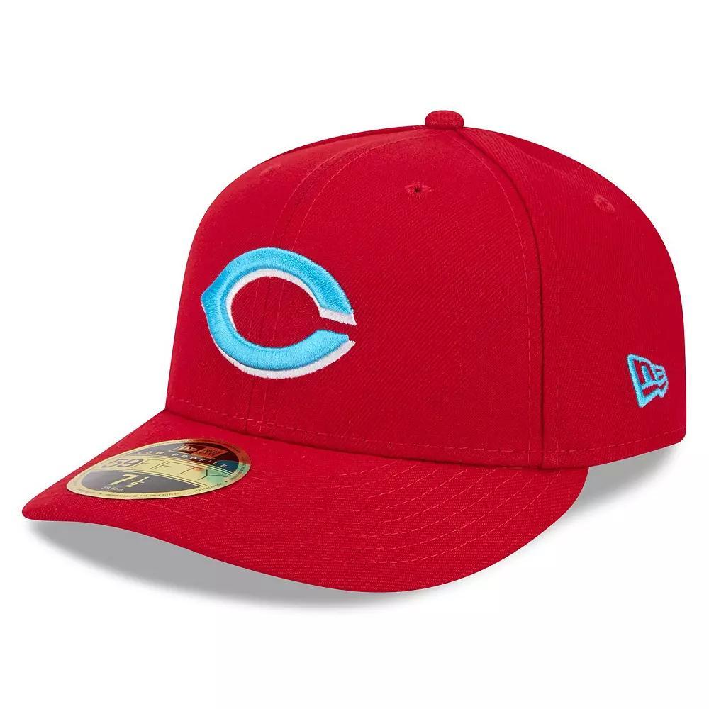 Men's New Era Red Cincinnati Reds 2024 Father's Day Low Profile 59FIFTY Fitted Hat,  Product Image