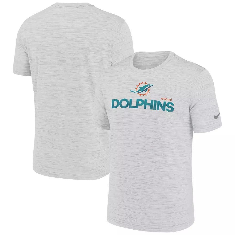 Men's Nike White Miami Dolphins Blitz Velocity Modern Performance T-Shirt,  Product Image