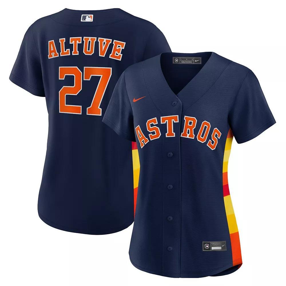 Nike Womens MLB Houston Astros (Jose Altuve) Replica Baseball Jersey | T773HUNUHU7-A27 Product Image