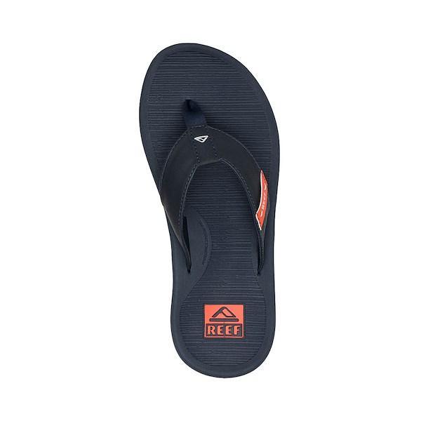 Mens Reef Santa Ana Sandal White / Orange Product Image