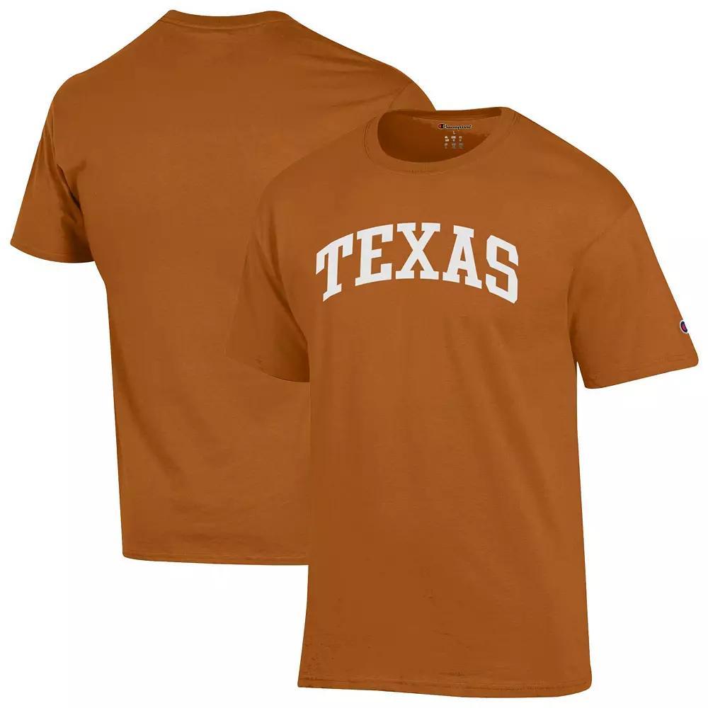Men's Champion  Texas Orange Texas Longhorns Basic Arch T-Shirt, Size: Small, Team Product Image