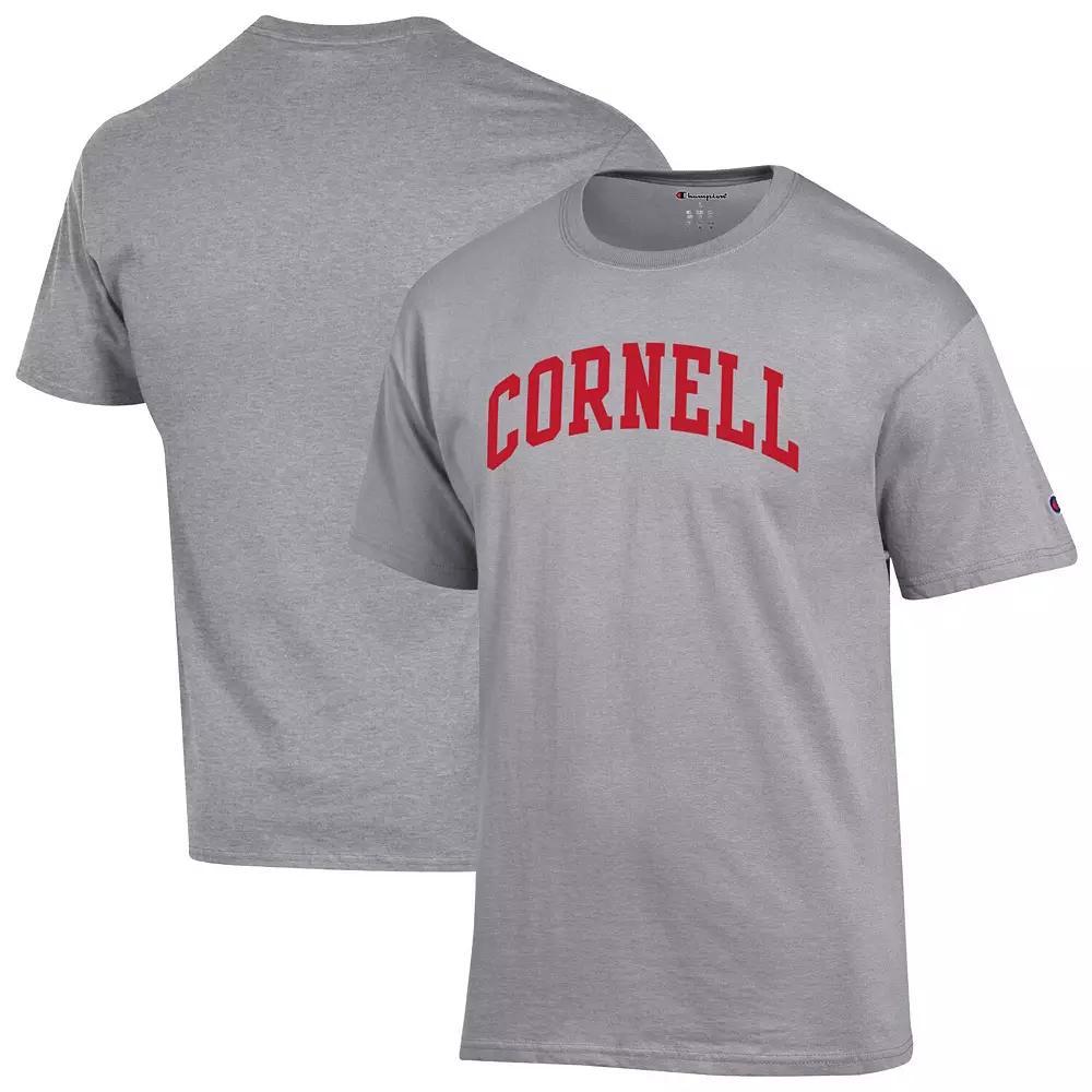Men's Champion Heather Gray Wisconsin Badgers Basic Arch T-Shirt,  Product Image