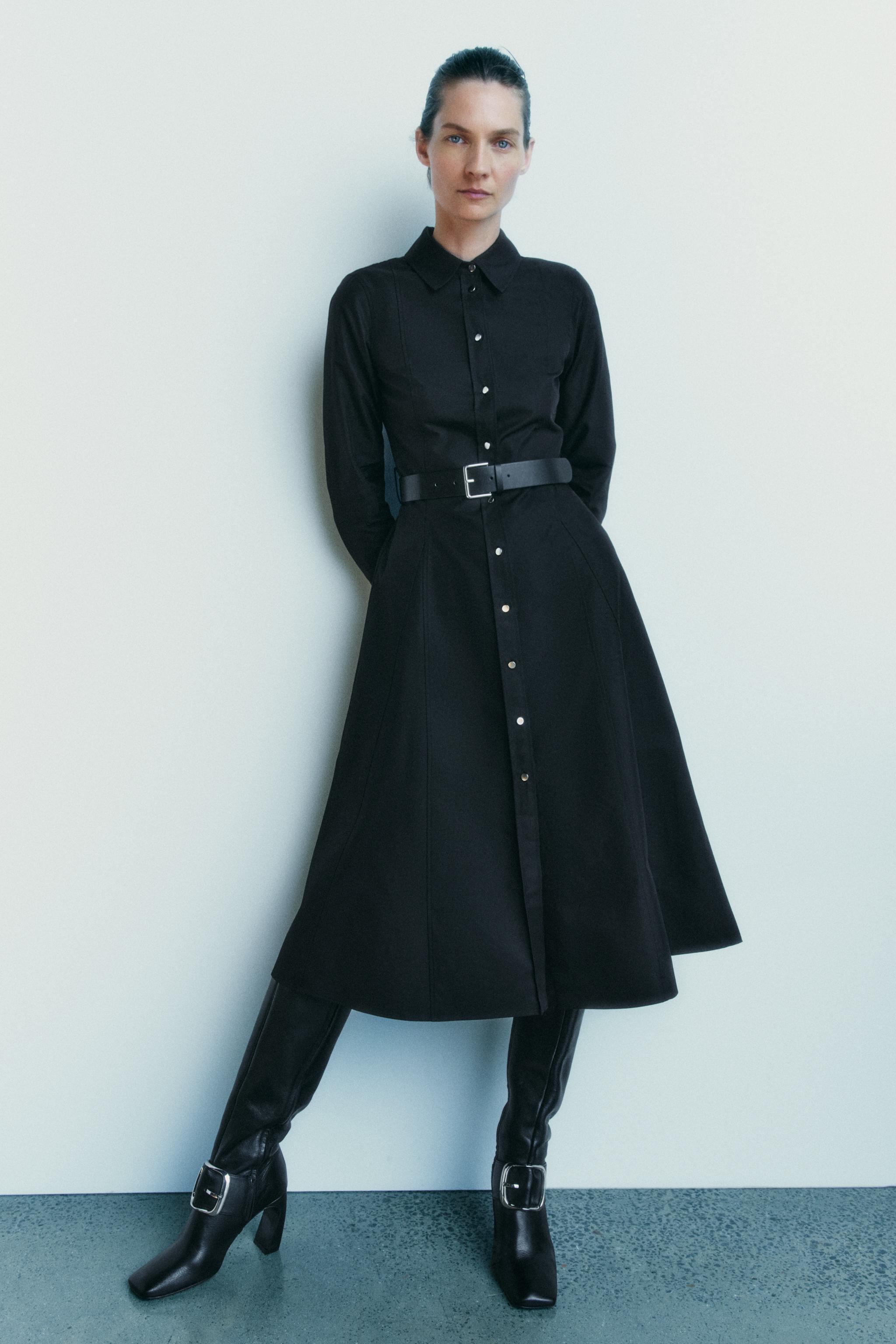 BELTED SHIRTDRESS ZW COLLECTION Product Image