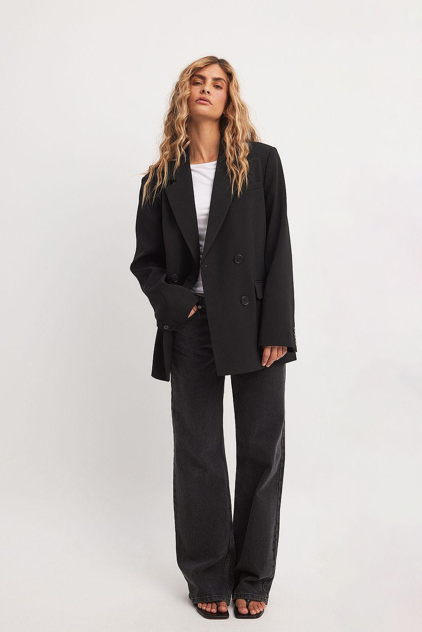 Oversized Double Breasted Blazer Product Image