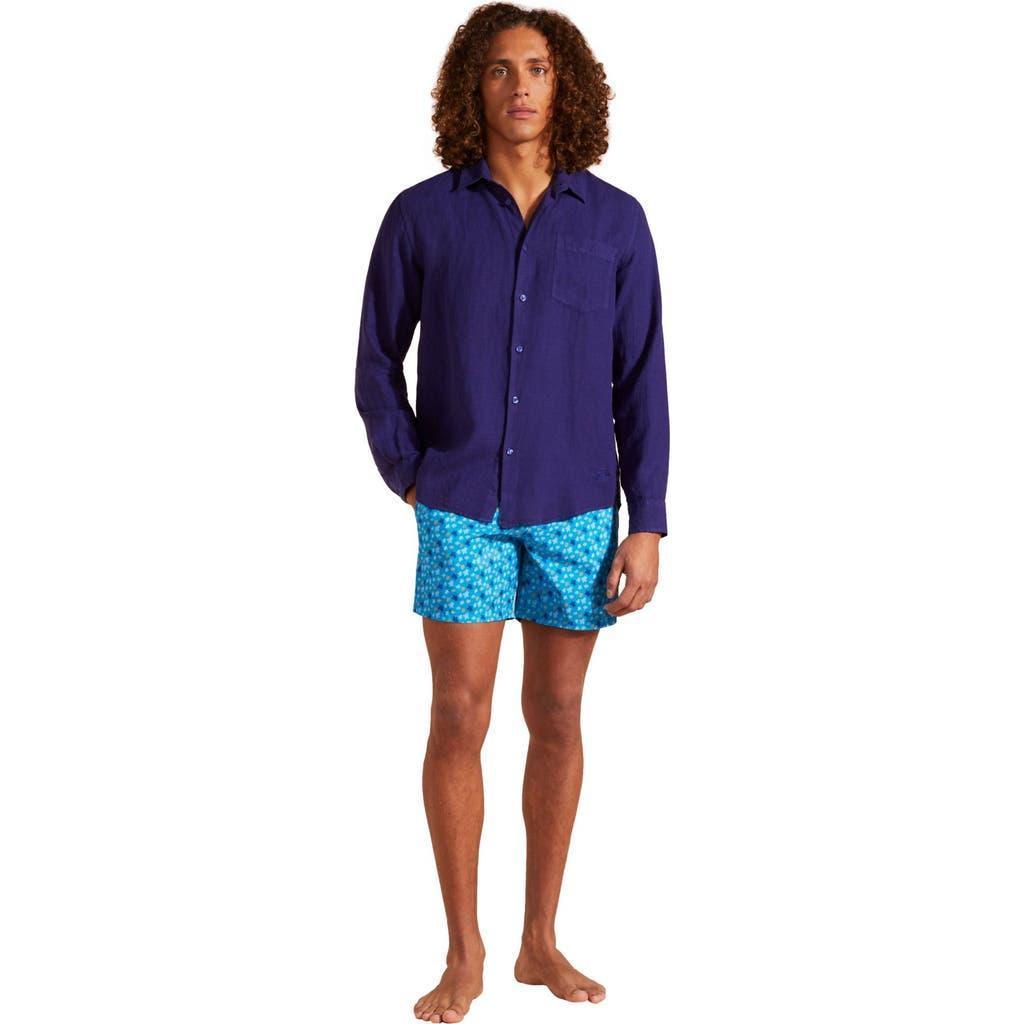 Vilebrequin Men's Solid Linen Shirt Product Image