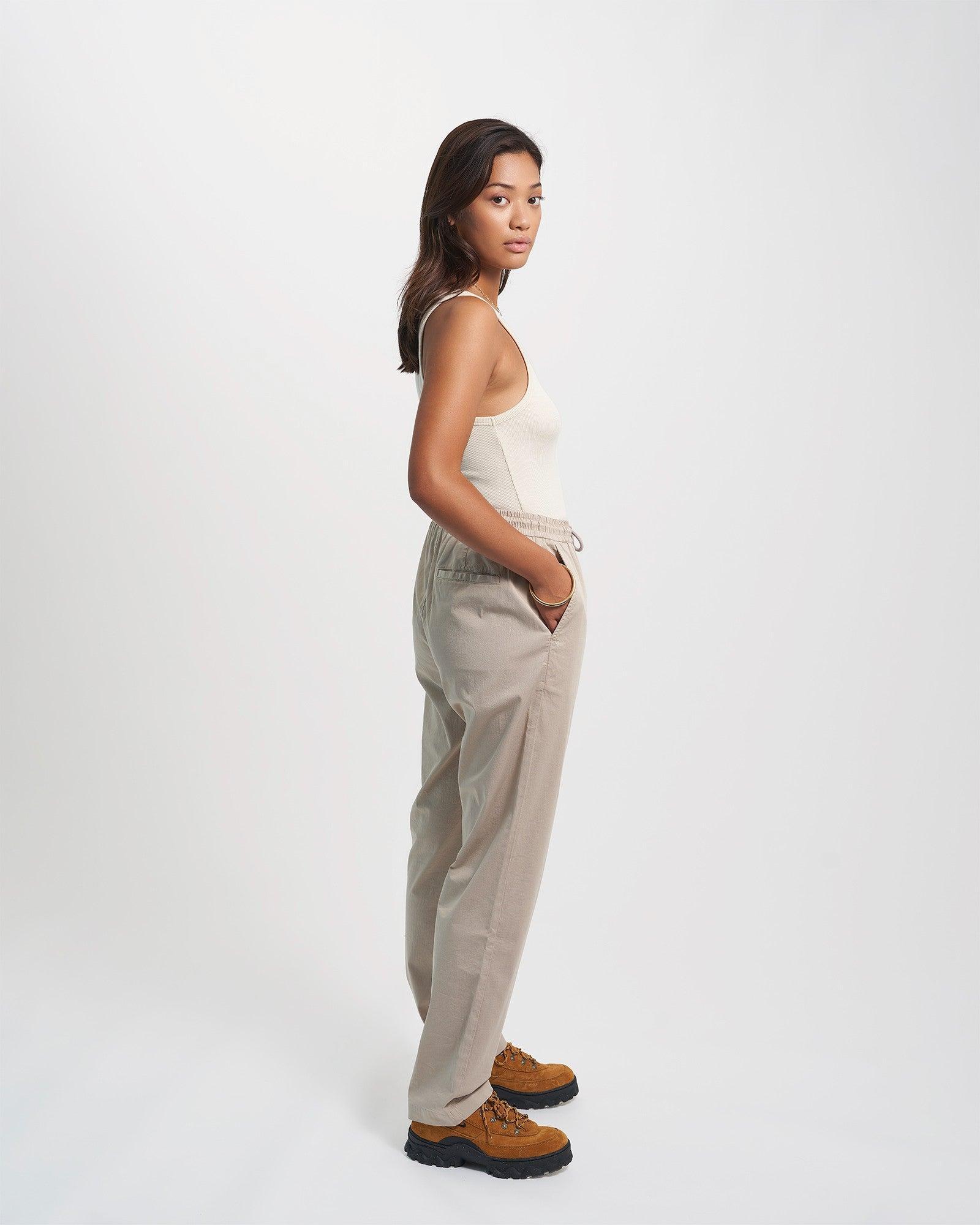 Organic Twill Pants - Pacific Blue Product Image
