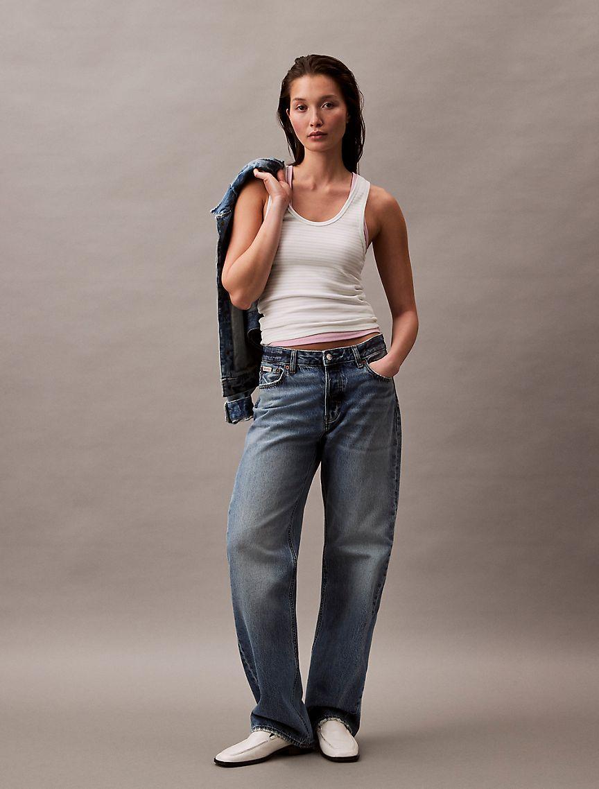 Cotton Contour Rib Tank Product Image