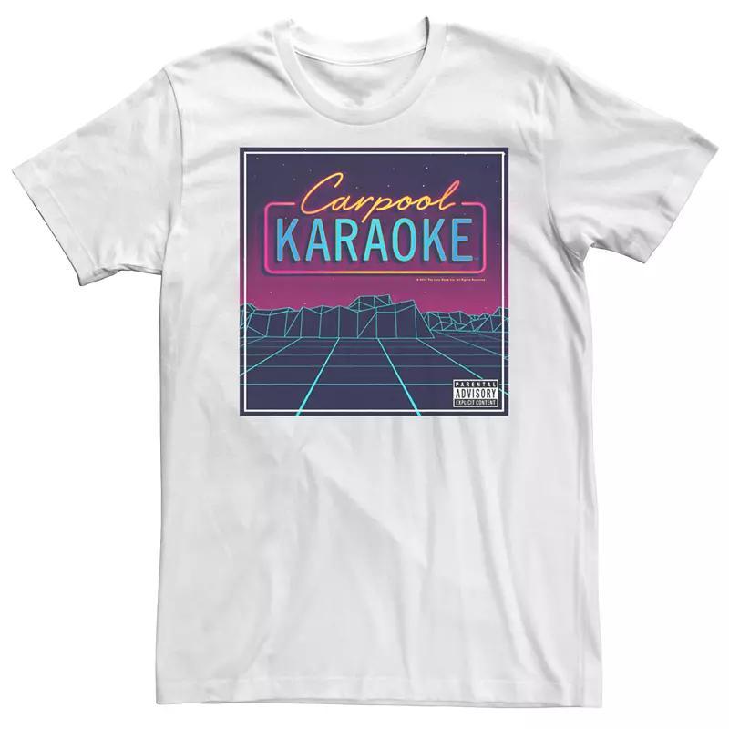 Men's The Late Late Show James Corden Album Cover Tee, Size: Large, White Product Image