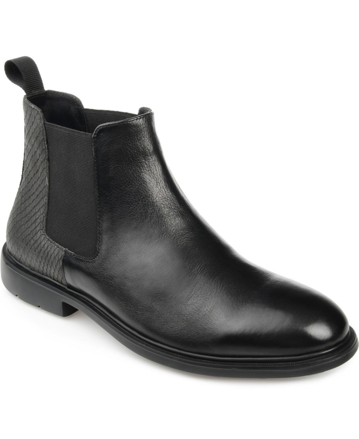 Thomas & Vine Oswald Mens Leather Chelsea Boots Red Product Image