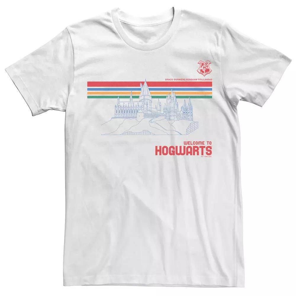 Men's Harry Potter Deathly Hallows 2 Welcome To Hogwarts Tee,  Product Image