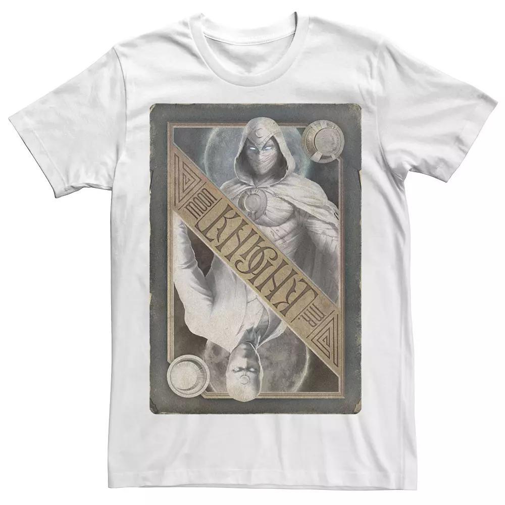 Men's Marvel Moon Knight Playing Card Tee,  Product Image
