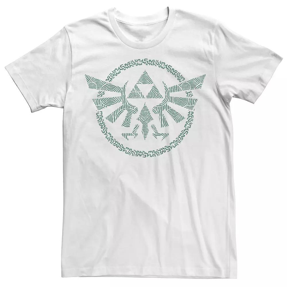 Big & Tall Nintendo Legend of Zelda: Tears of the Kingdom Hyrule Crest Graphic Tee, Men's,  Product Image