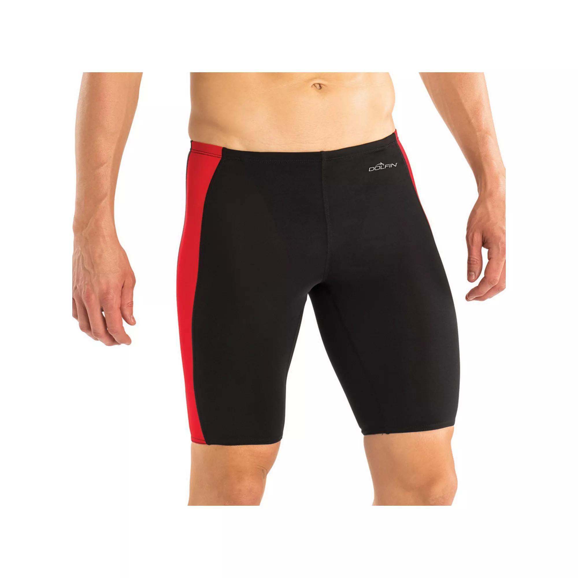 Men's Dolfin Colorblock Panel Jammer Swimsuit,  Product Image