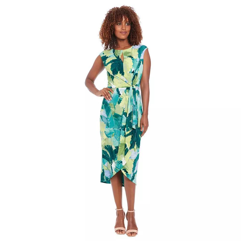 Women's London Times Tulip Hem Midi Dress,  Product Image