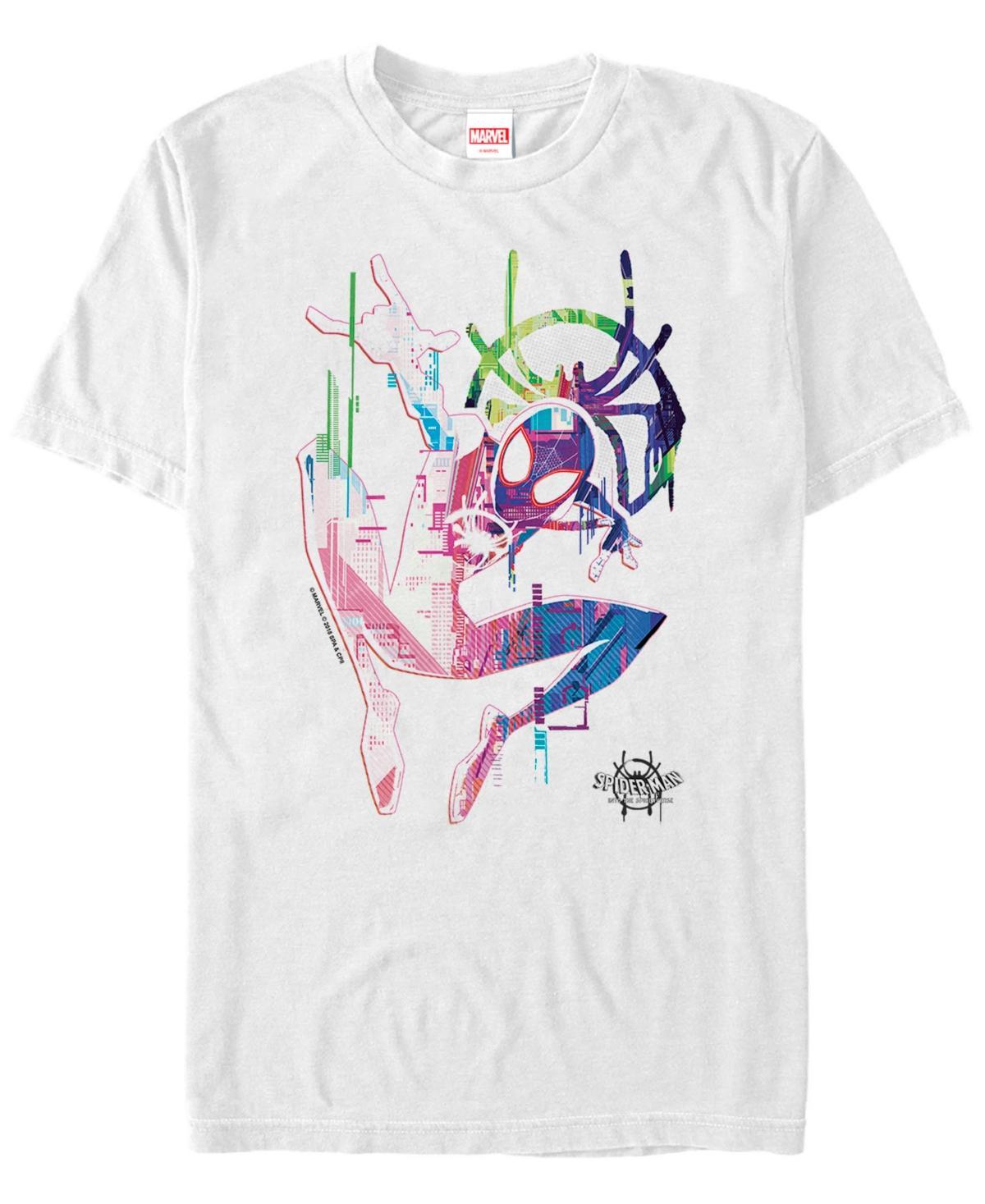 Men's Spider-Man Spider-Verse Tee, Size: Large, White Product Image